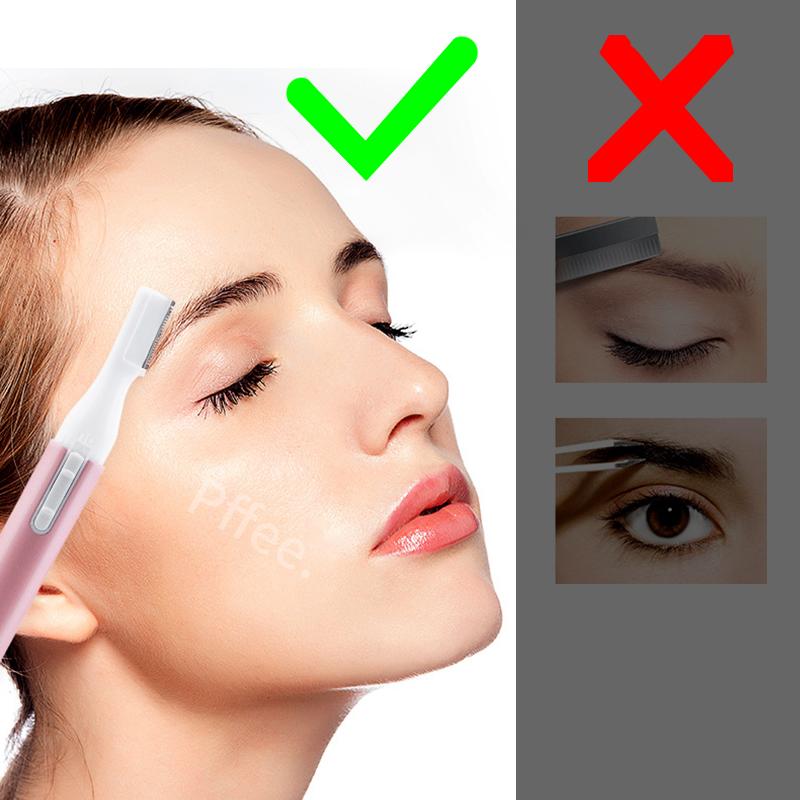 Electric Epilator For Face Eyebrow Trimmer Mini Portable Body Shaver Hair Remover