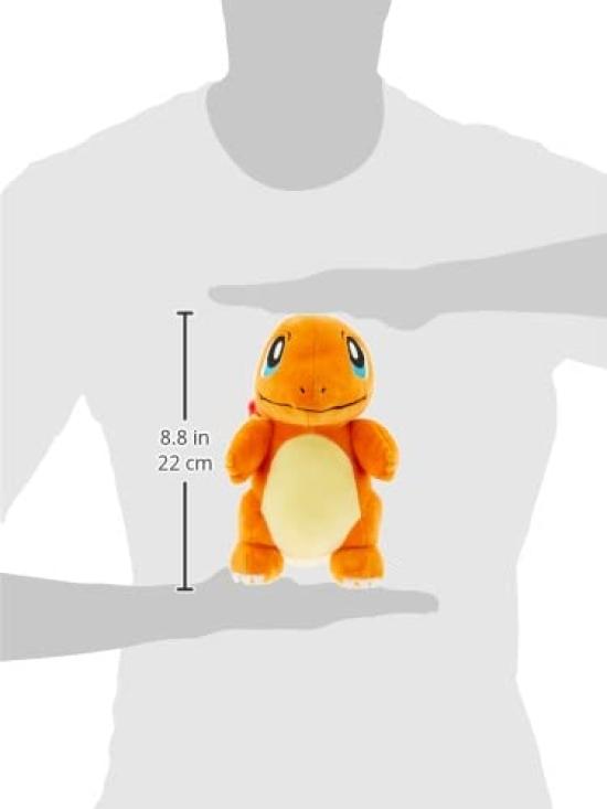 Pokémon Center Original Plush Charmander, 18 X 22.5 X 13 Cm (H×W×D)