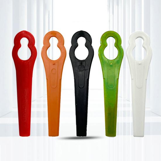 100Pcs Lawn Mower Blade Sharp Cordless Plastic Garden Replacement Brush Cutter for Bosch Art23 Li Accutrim Easytrim Accu Gtech St 04 & St 05 Strimmer