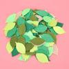 150Pcs DIY Ribbon Artificial Leaves Decor Simulation Tree Leaf Decoration Accessory for Garland