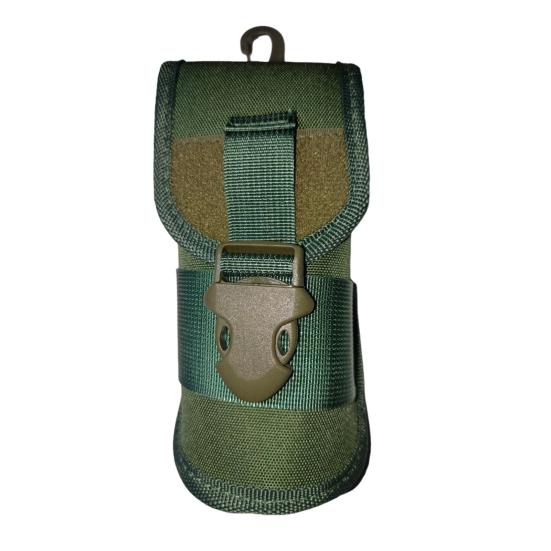 Portable Glasses Storage Bag with Buckle Tactical Sunglasses Container Case for Women Men Outdoor Travel Carrier Bag for Camping