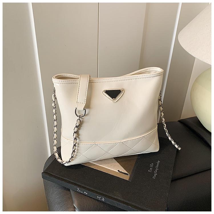 

Сумка-цепочка ромбовидной формы женская летняя новая сумка-ведро текстурная универсальная клетчатая сумка на плечо