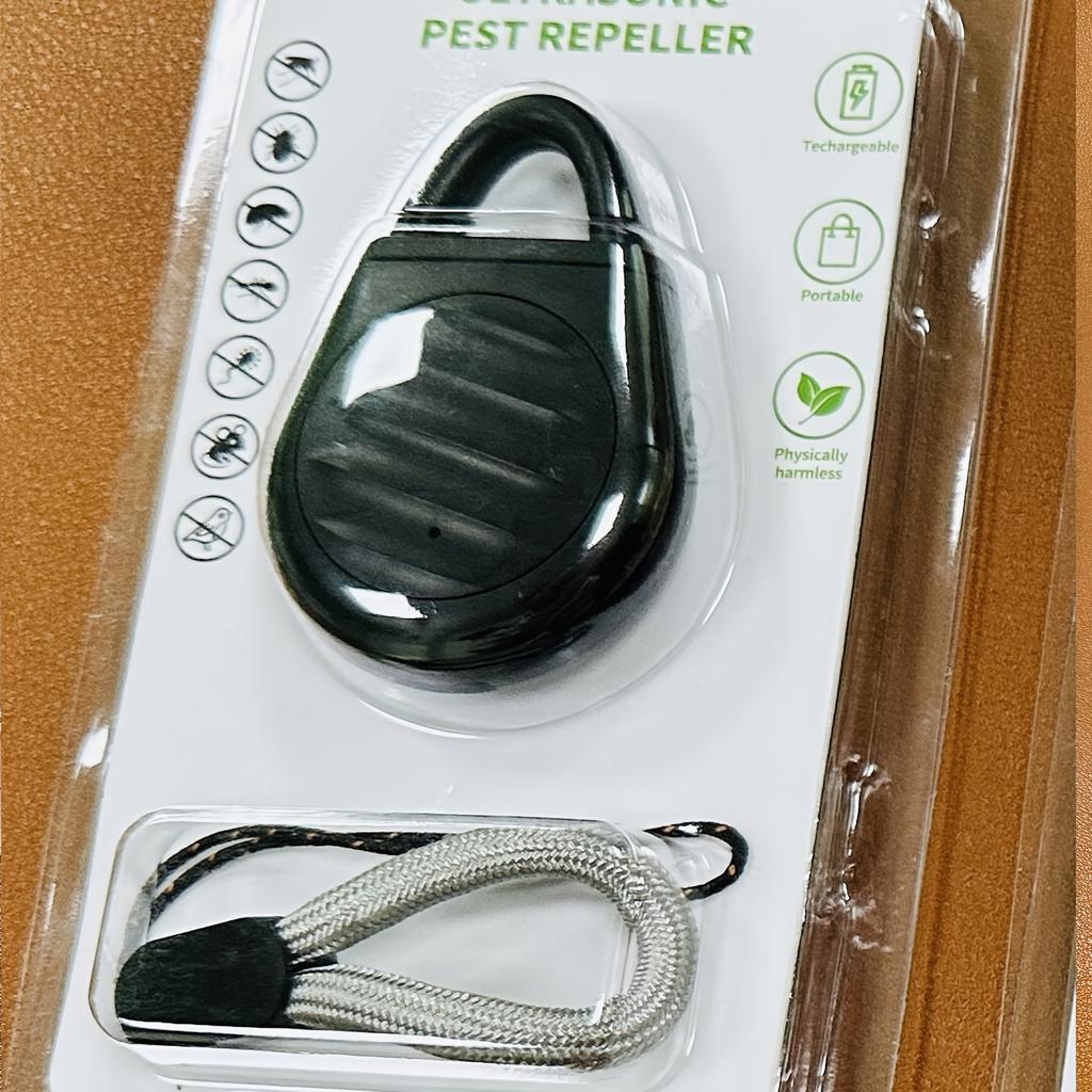 Repellente Elettronico Intelligente Portatile per Animali Domestici, Repellente Universale per Insetti per Umani e Animali Domestici, Essenziale per la Cura della Salute degli Animali Domestici, Da Appendere ai Collari degli Animali Domestici,