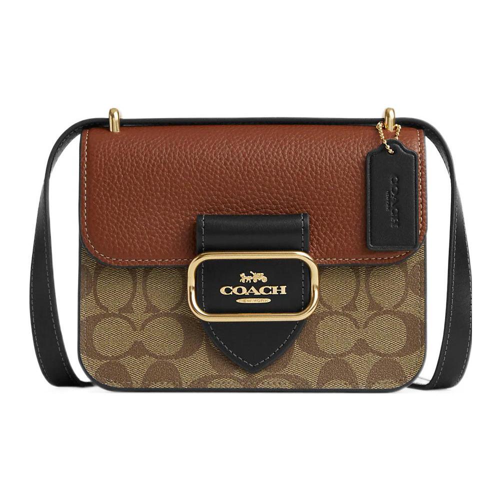 New COACH Morgan 18 Square Crossbody Bag In Colorblock Signature Canvas CL462-IME7V