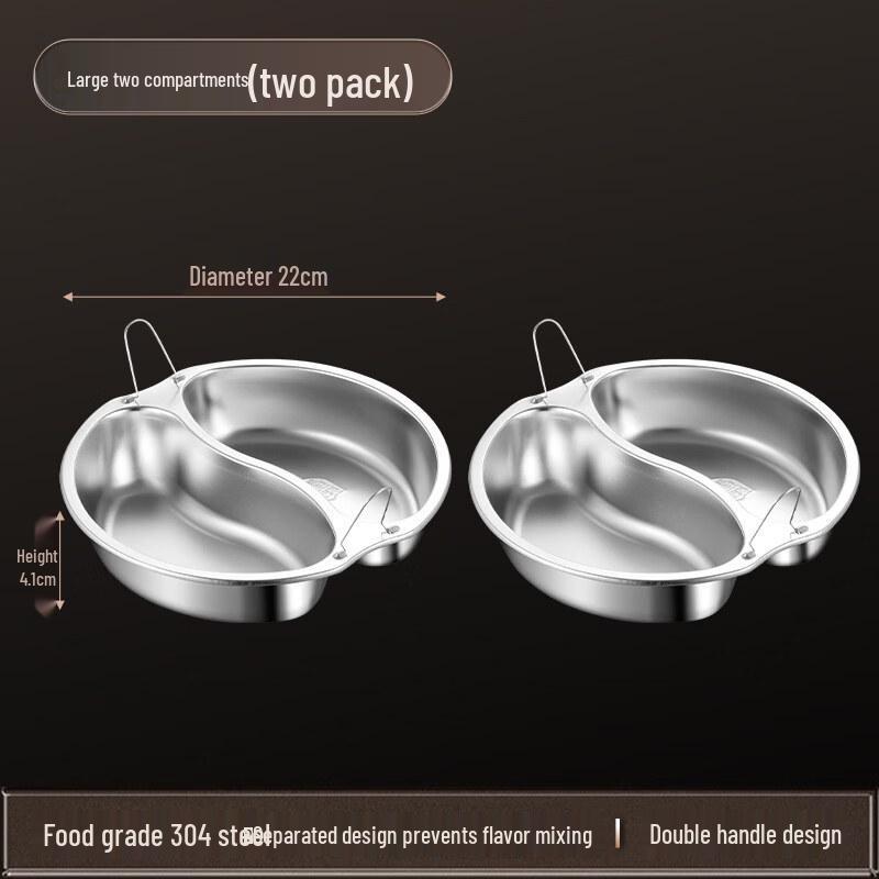 ZISIZ 304 Stainless Steel Mandarin Duck Steaming Plate