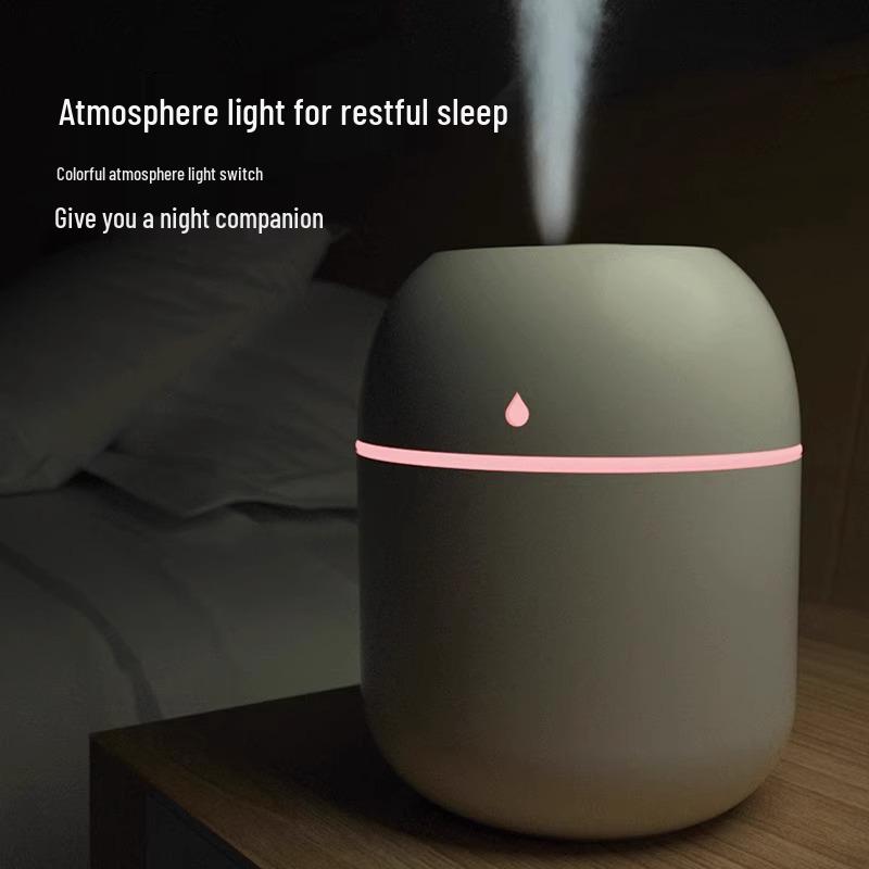 Portable USB Silent Air Humidifier for Home, Office, Car, and Bedroom
