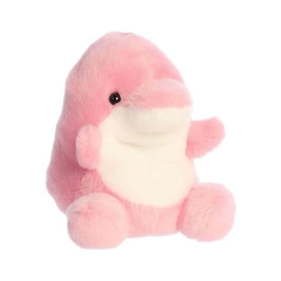 Aurora Adorable Palm Pals Amazonia Pink Dolphin Plush Toy - Fun Collectible Stuffed Animal for Kids and Adult Collectors - Perfect for Room Decor or