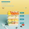 Chu Wan Ya 1000ml Round Disposable Plastic Food Containers with Lids, 300-Pack