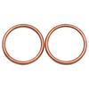 4 PCS Motorcycle Exhaust Pipe Gasket 38 x 46 x 4 MM