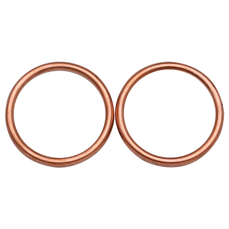 4 PCS Motorcycle Exhaust Pipe Gasket 38 x 46 x 4 MM