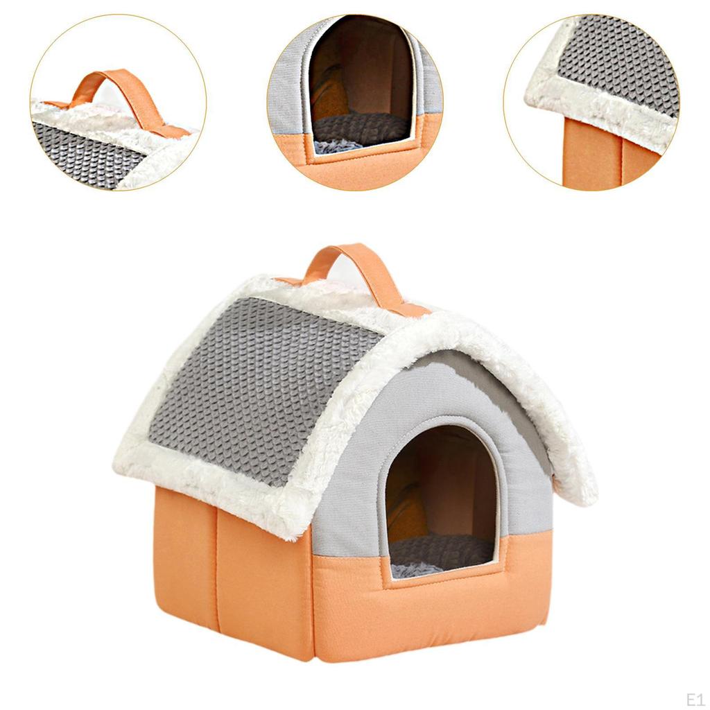 Haustier Katze Hund Haus Bett Zwinger Zubehör Gemütliche Innen Abnehmbare Warme Höhle Nest