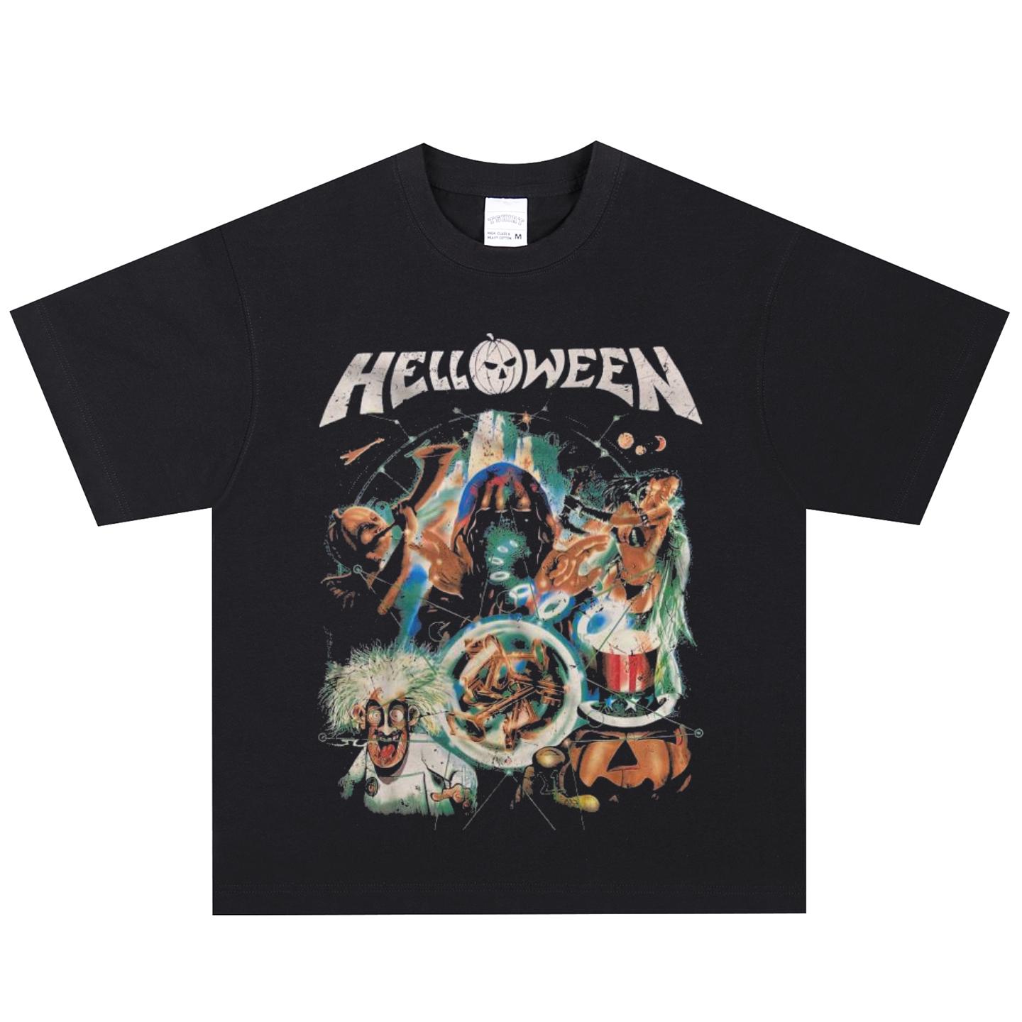Helloween T-Shirt, Soft Fabric Casual Daily Wear M