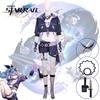 Rail Star Honkai Silver Wolf Cosplay Costume Girls Anime Party Halloween Outfit