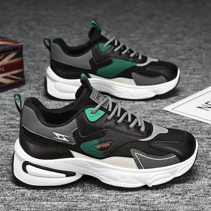 Fashion Summer Fashion Mesh Men's Sneakers Breathable Casual Tennis Shoes Outdoor Male Comfortable Platform Shoes Zapatillas Informales