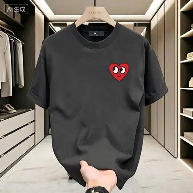 Cotton Love Print TShirt Unisex Summer Casual Short Sleeve Tee Breathable Loose Fit Fashion Streetwear Top