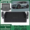 For Zeekr X 2023~2026 2024 2025 Car TPE Waterproof Trunk Mat Trunk Cover Anti- Scratch Protection Interior Accessories