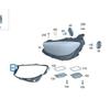 Mercedes-Benz E-Class W213 Headlight Seal Strip 2138260091/2138260191