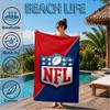 NFL Team Collection Beach Towel, Microfiber Beach Towel, Perfect For Pool, Beach, Travel, Home Decor Beach Party Fan Gifts