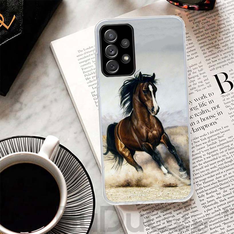 Horse Great Beauty Galloping Cover For Samsung Galaxy A51 A50 A71 A70 Phone Case A21S A31 A41 A10 A20E A30 A40 A01 A11 A6 A7 A8