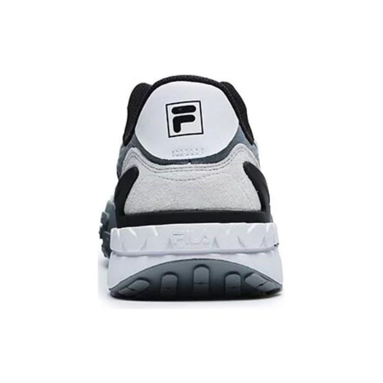 Fila Cake Fabric Synthetic Leather Casual Lightweight Sports Low-Top Lifestyle Shoes Men Sneaker Black White F12M221121FBW