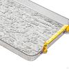 Bathroom Tray,Dessert Plate with Handle,Rectangular Serving Tray,Hotel Dinner Breakfast