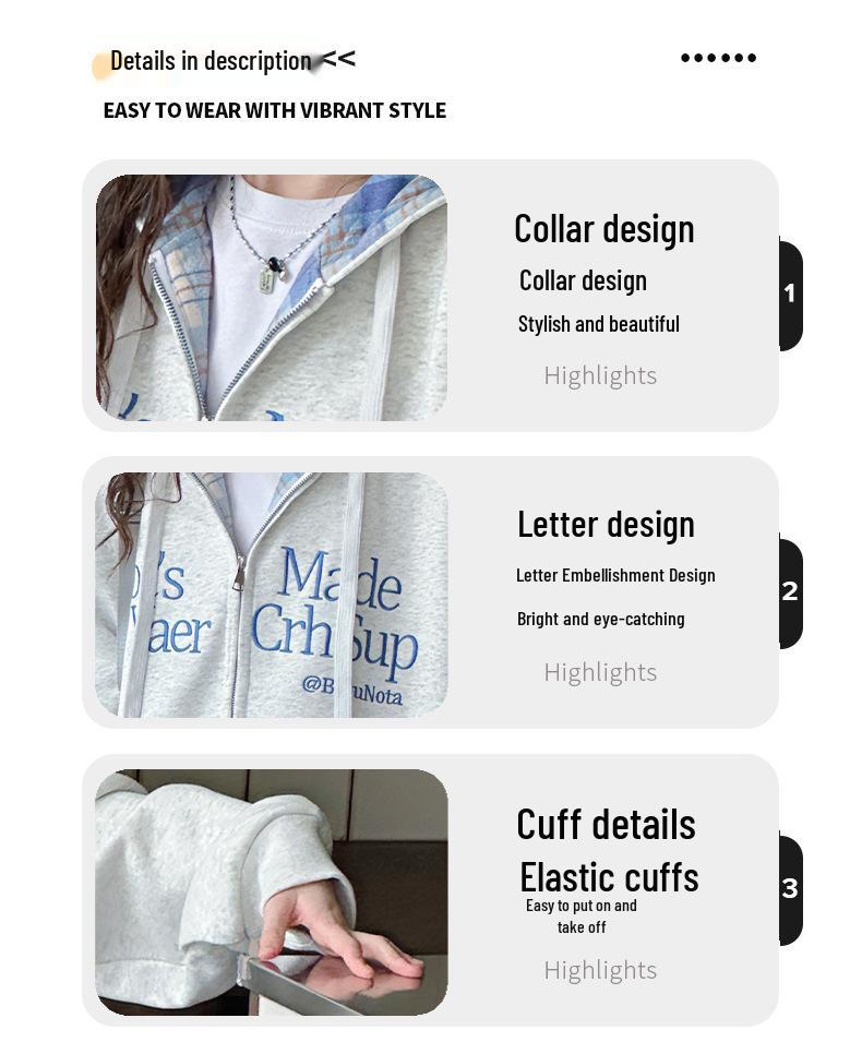 2025 Mädchen Frühling/Herbst Koreanisches Lässiges Kapuzensweatshirt