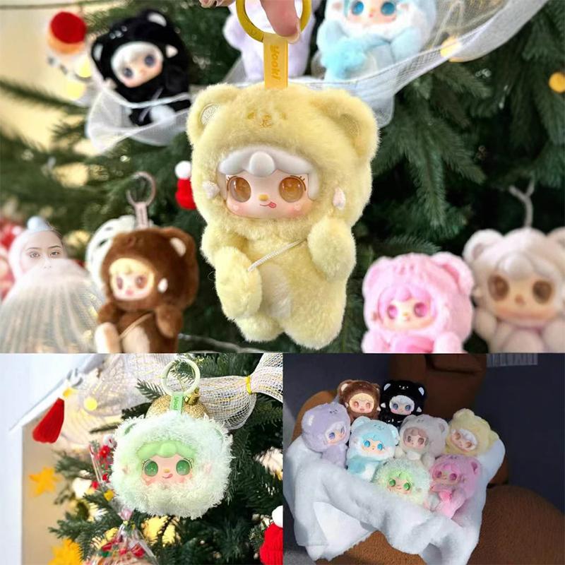 Yooki Take A Bite Of Bear Series Plush Blind Box Action Figures Collectible Mystery Stuffed Doll Toys Bag Charm Pendant Birthday
