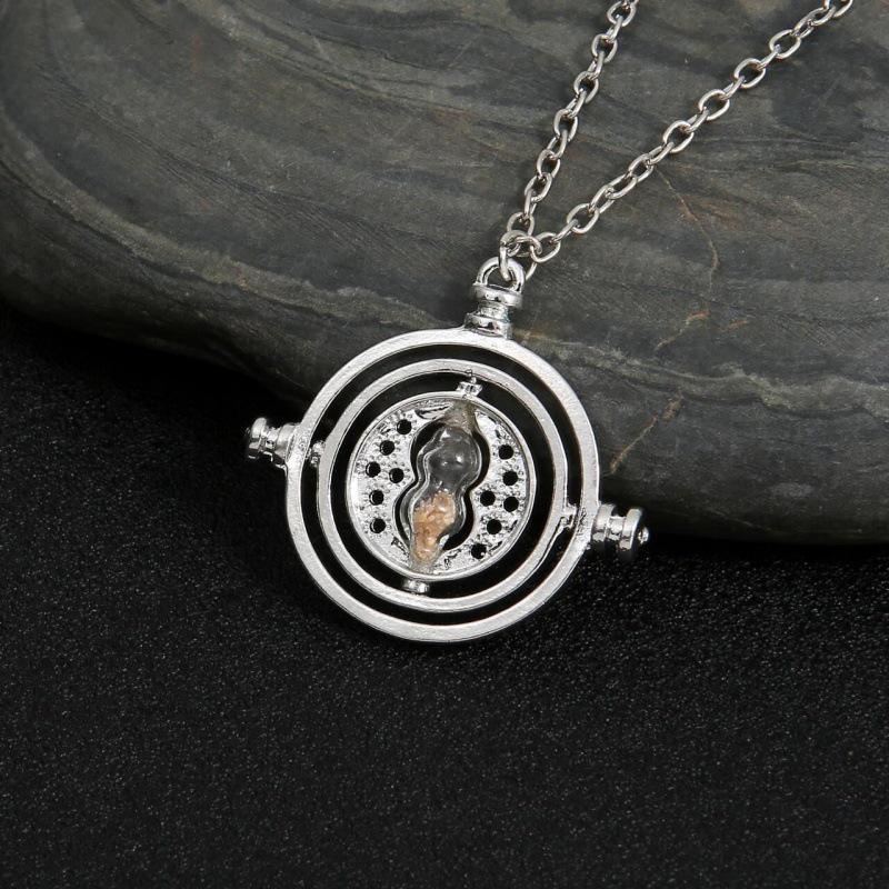 Creative Hourglass Necklace & Earring Set Sweater Chain Series