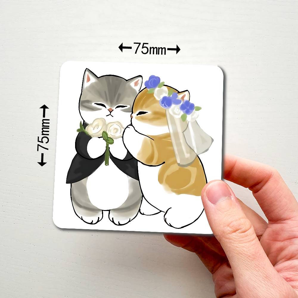 Hand Drawn Cute Cat Magnetic Refrigerator Magnets Soft Magnetic Decorative Stickers, Personalized Kitchen Refrigerator Magnets