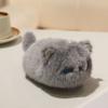 Cartoon Orange Cat Dolls Pendants Fluffy Grey Cat Plush Dolls Black Cat Plush Keychain  Children