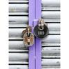 Stainless Steel Round Password Padlock Warehouse Outdoor Door Ship Container Chain Horizontal Opening Lock Anti-theft Waterproof