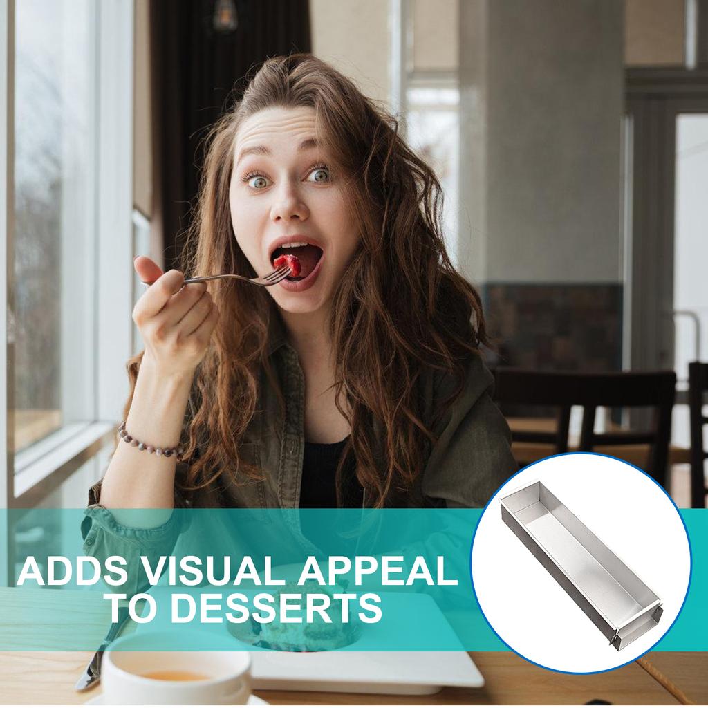 Tiramisu-Form aus Edelstahl mit abnehmbarem Boden, praktische Brotformen, Mousse-Kuchenform für Liebhaber des Heimbackens