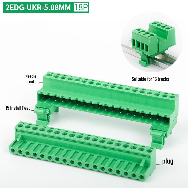 2EDG-UKR-5.08MM Plug-in Rail Guide Terminal Block Connector