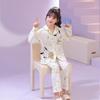 Children's Long Sleeve Cartoon Pajama Set - Spring/Autumn Home Wear for Girls