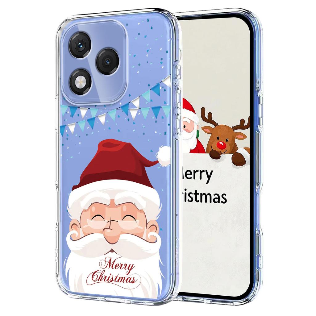 For Honor 400 Lite 5G Case Christmas Themed Pattern Printing TPU Phone Back Cover