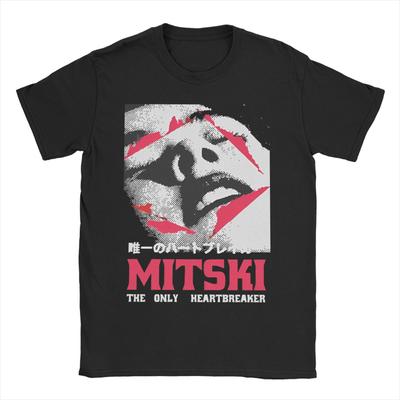 Mitski   T Shirt Beach   My Love My Music   Cotton T Shirts For Men Harajuku Pattern Tee Shirt Short-Sleeved Streetwear Tops