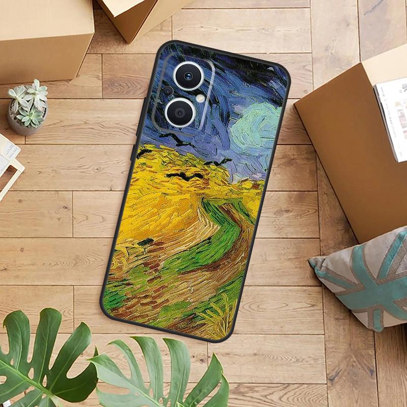 Van Gogh Starry Night Funda For OPPO Reno 8 Lite 8T 4Z 5Z 4 5 6 7 10 Pro OPPO Find X3 Neo X2 X5 Lite X6 Pro Case