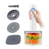 Epeios Cordless Food Food 700ml Large Electric Daikon Electric Food Make Vegetable Baby Food Household Stainless Steel Gift Processor, Chopper, 5-in-1