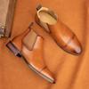 Pointed Toe Men Business Chelsea Boots Comfortable Casual Shoes Fashionable Man Ankle Boots Elegantes High Top Footwear Sneakers