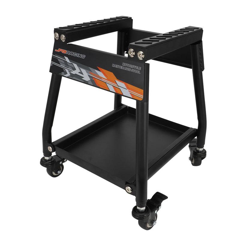 Universal Off-Road Motorcycle Removable Repair Stool with Wheels Repair Stool Jacking Rack Parking Rack Parking Rack чёрный