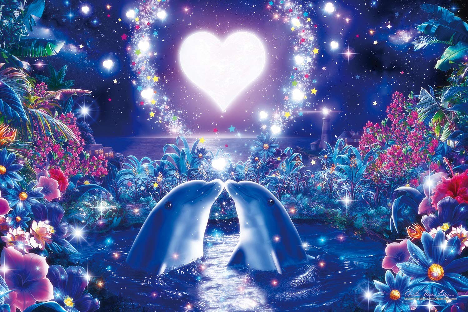 

2016 Пазл Lassen Dreamy Celebration Очень Маленький Элемент [Светящийся Пазл] (50x75cm)