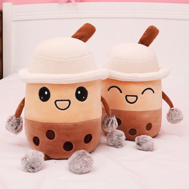 Creative Pearl Milky Tea Cup Plush Toy Children's Doll Ragdoll Super Soft Throw Pillow Doll Girl's Birthday Gift