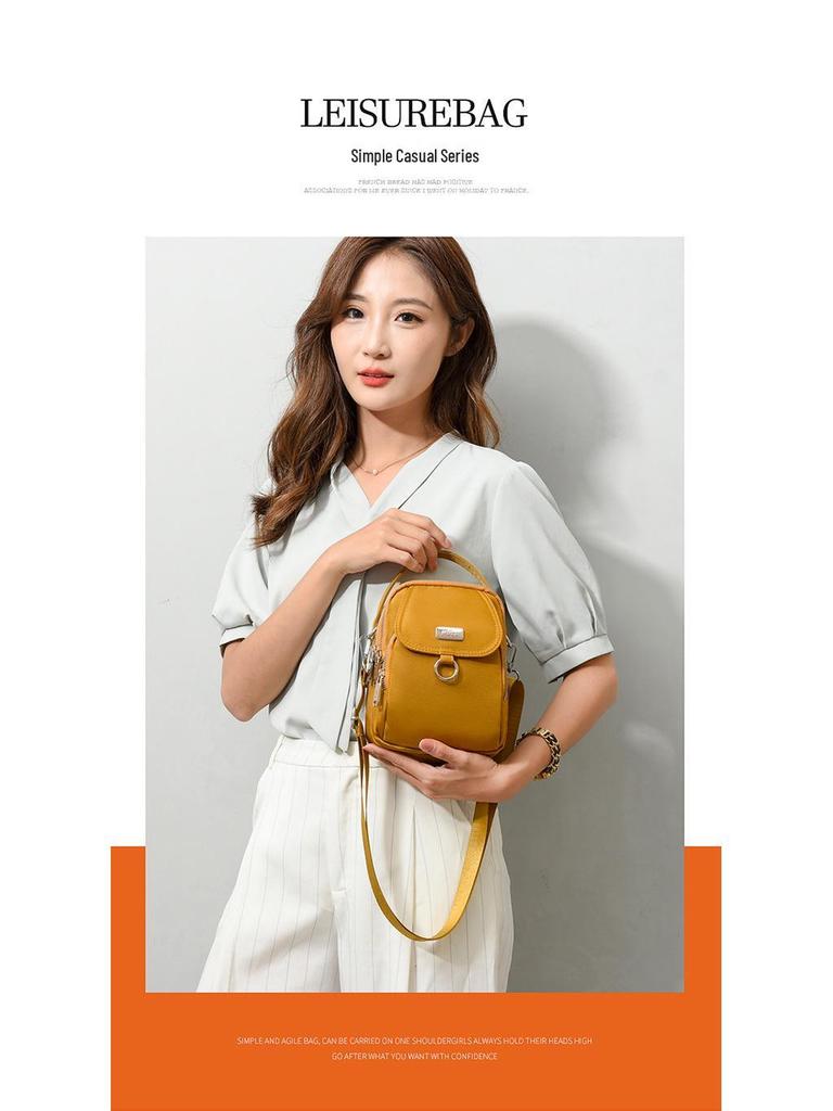 Korean Style Women's Lightweight Crossbody Cell Phone Bag - Fashionable and Versatile Casual Shoulder Bag