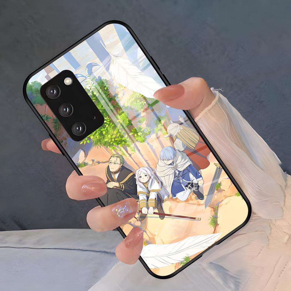 Hot F-Frieren Anime Phone Case For Samsung A25 A13 A33 5G A54 A36 A35 A56 A52 A14 Shockproof Glass Cover