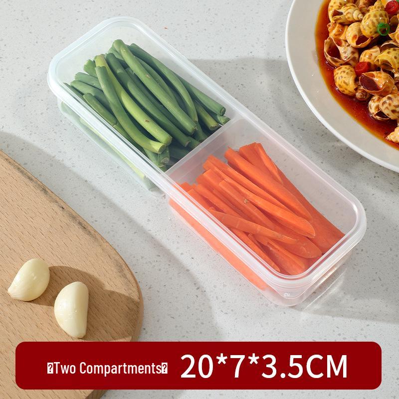 Refrigerator Fresh-Keeping Box with Air Vents for Fruits, Vegetables, and Meat - Freezer and Microwave Safe.
