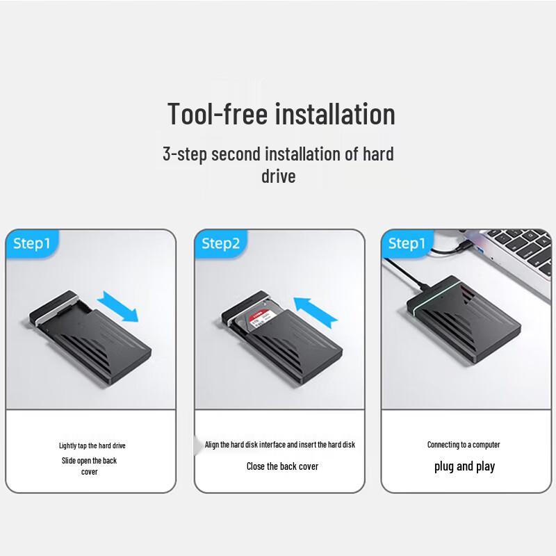 ACASIS USB 3.0 2.5-inch SATA SSD/HDD Enclosure