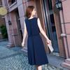 Dress New Temperament Dinner Dress Dignified Celebrity Short White Can Usually Wear Sleeveless Dress