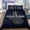 Msv Duisburg Custom Name Pattern Bedding Quilt Set Quilt Cover Pillowcase Home Birthday Gift(1 * Duvet Cover + 2 * Pillowcase, Without Core)