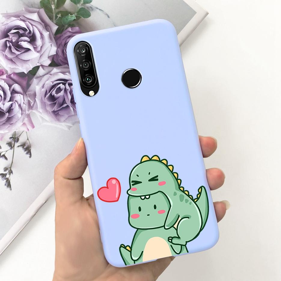 For Huawei P30 Lite Case Cute Fashion Carton Cover Soft Silicone Phone Case For Huawei P30 Pro P 30 Lite P30Lite Back Cover Bags