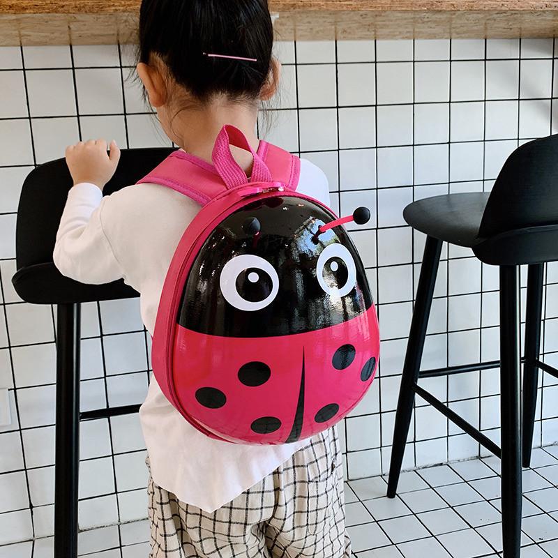 Cute And Stylish 2022 New Children's Backpack With Ladybug Pattern For Boys And Girls In Kindergarten